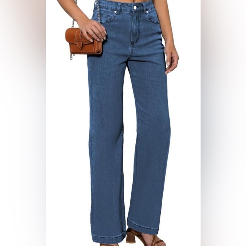 ETTELO Women's Blue Regular Fit Jeans size 2  NWT